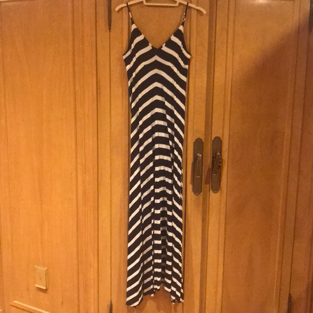 Striped maxi dress